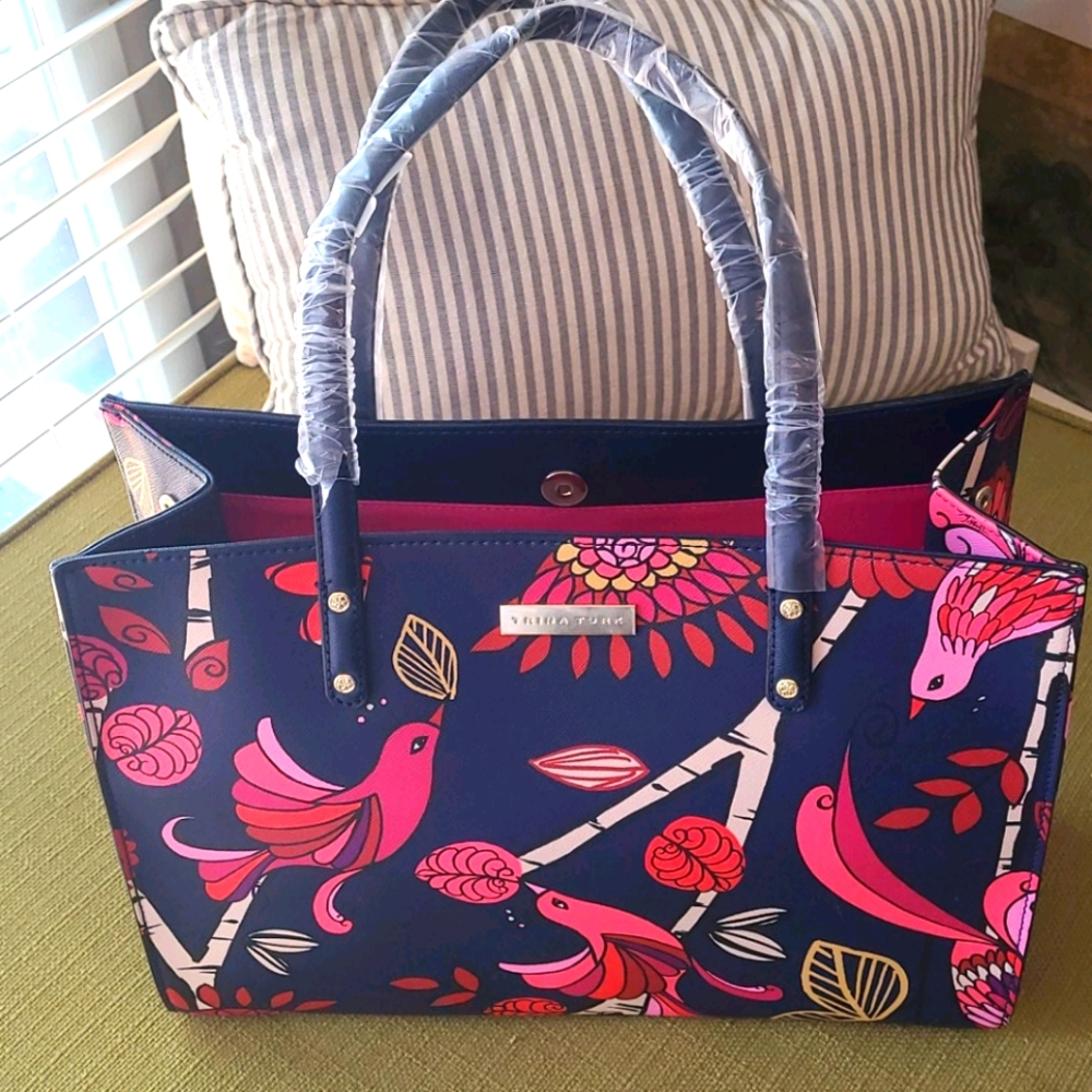 NWOT Trina Turk Botanical Print Tote